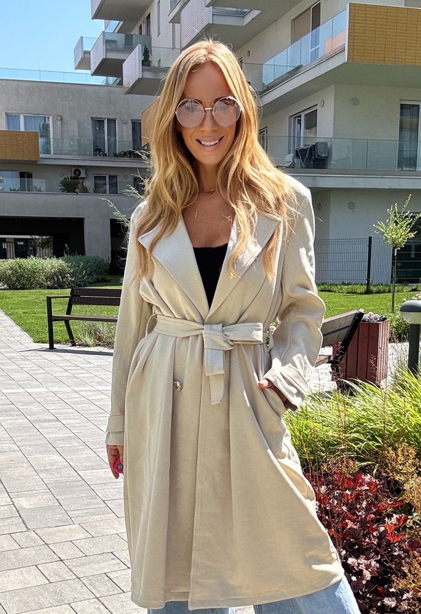 Velur Vianna dzseki beige – Innova Fashion